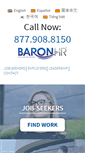 Mobile Screenshot of baronhr.com